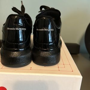 Like new!!! Unisex. Black Alexander McQueen shoes. Kids size 33 (size 2 US)
